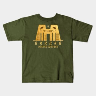 Karnak Temple Complex: Ancient Egypt Kids T-Shirt